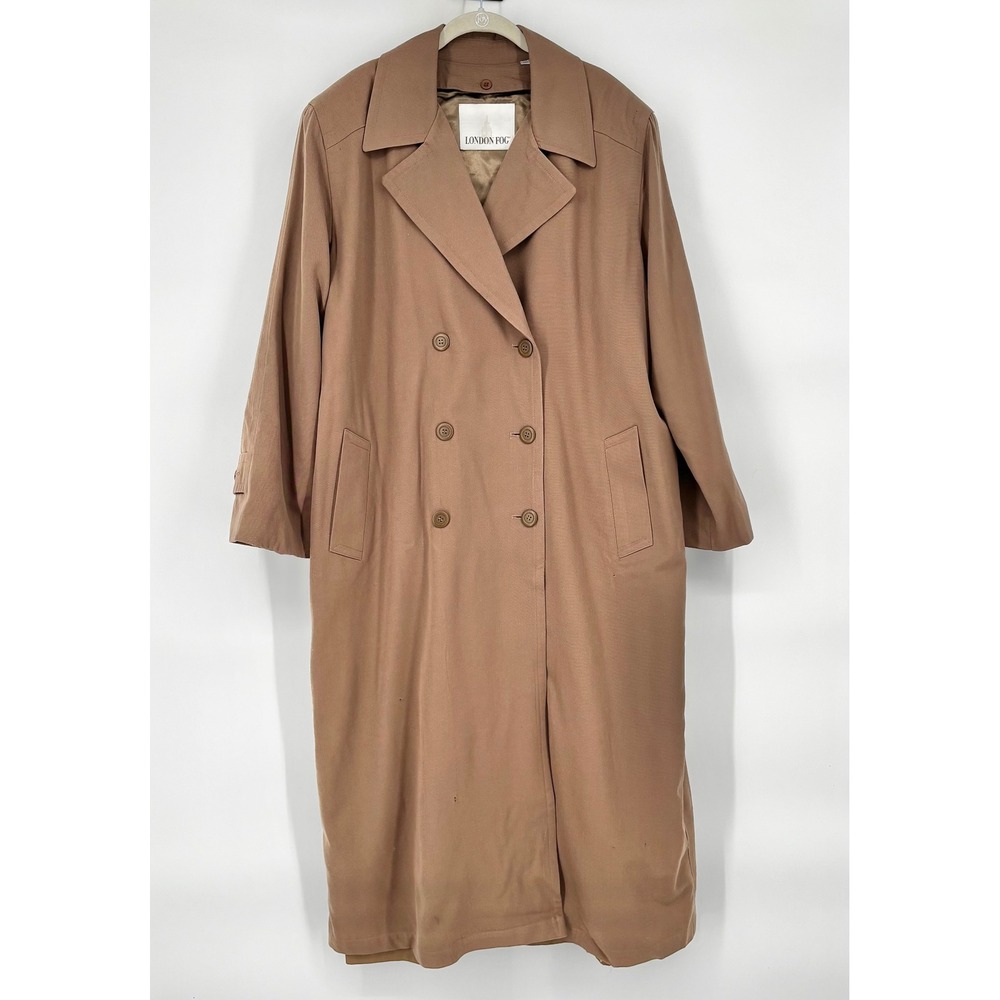 Vintage London Fog wool trench coat with removable lining
